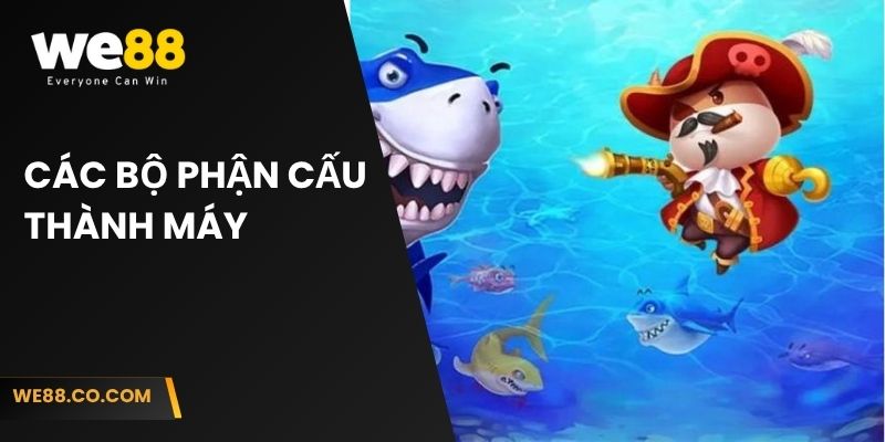 Các bộ phận cấu thành máy