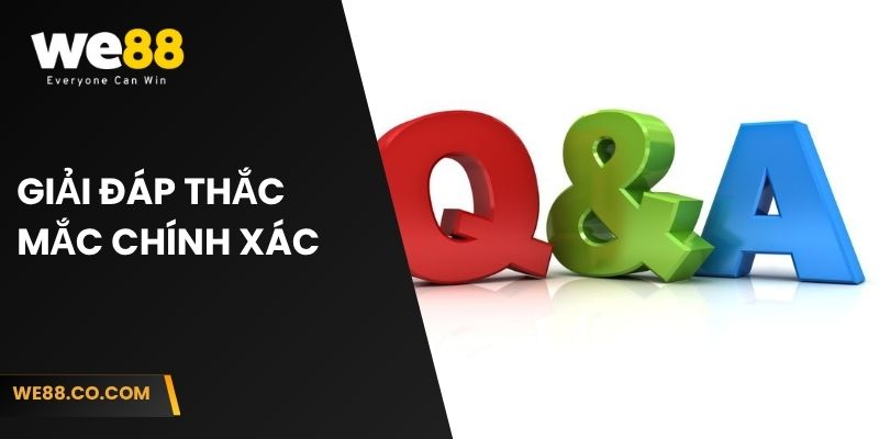 Giải đáp thắc mắc chính xác